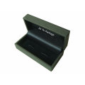 Navy Blue Color Leather Paper Custom Cufflink jewelry Gift Packaging Boxes